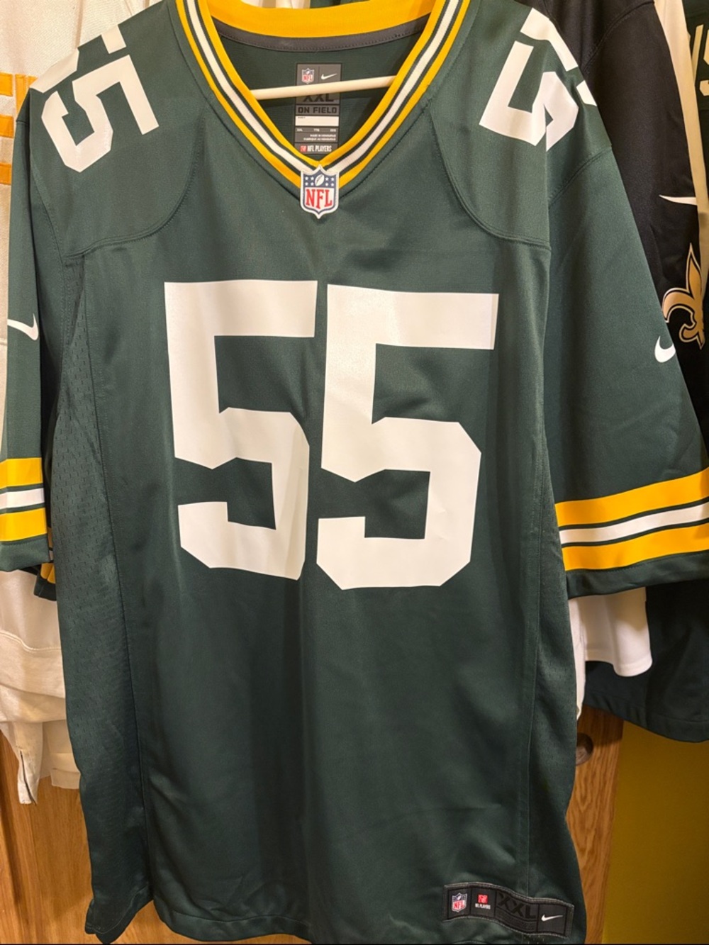 Nike Green Bay Packer No. 55 Za’Darius Smith 2XL like new.
